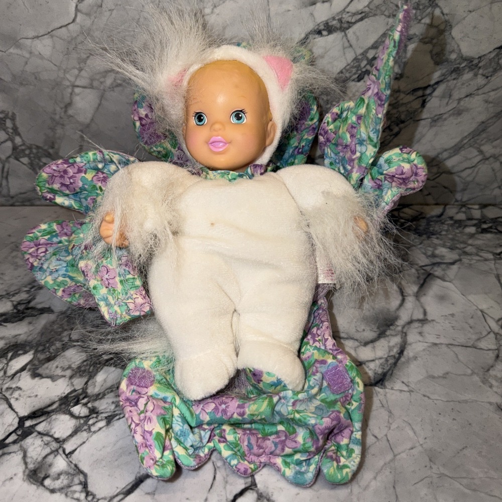 VTG Kinder Garden Babies Wildflowers Catie Catnip Animals Doll